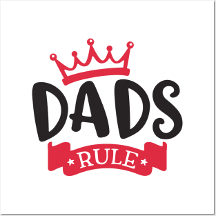 Dad's Rule Posters and Art